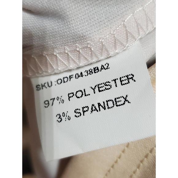 Chicme Beige Black Turn Down Collar Long Sleeve Casual Knee Length Dress Size M - Picture 10 of 12